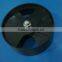 Round plastic adjustable air volume diffuser with damper