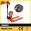 Hydraul lifter hand used pallet truck scale with printer