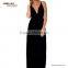 Beautiful 2016 New Design High Quality Women Elegant Nude Side Slit White Lace Maxi Dress