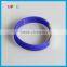 High quality silicone wristband bracelet with metal plate