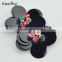 2017 Spring black sequin flower design applique for women WPHB-002