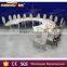 stainless steel frame mdf top half moon round circle wedding banquet dining table                        
                                                Quality Choice
