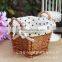 Has a modern style, fashion and practical, the wicker basket