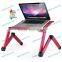 Portable standing writing desks laptop table on the bed