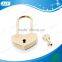 Gold big heart padlock for lover