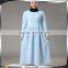 Chinese Products Online Pleated Kaftan Abya Dresses for Muslim Women