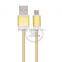 Aluminum Shell Micro USB 2.0 Cable for smartphone
