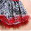 Latest kid's boutique dresses baby girl's Christmas fancy design cotton dresses