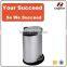 Stainless steel pedal trash bin