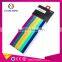 Polyester Woven Logo Bow Hair Elastic Band With Hook