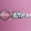 New products custom metal alphabet keychain