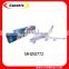 plastic BO model airplane airplane toy with light and music