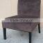 accent chair, fabric covered chair,velvet fabric chair,