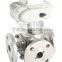 CTB-010 3 way electric actuator ball valve stainless steel