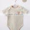 Summer 100% cotton plain short sleeve printed toddle rompers baby body suit