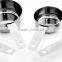 Hot sale passed FDA or LFGB 4pc stainless steel cup measuring Set