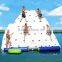 crazy large high inflatable water rock climbing wall with mountain for backyard