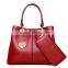 2 Pcs Ladies Shoulder Bags Set American Style Pu Leather Tote Handbag