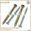 countersunk head phillips zinc white zinc yellow nail screw