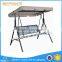 Outdoor two seater patio swing chair stand