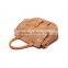 Popular brown preppy style buckle with snap button flap women crossbody bag