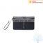 Handmade elegant clutch evening party clutch bags long zip in the middle