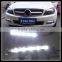 White LED DRL Daytime running light Day Fog Light DRL For Mercedes Ben z C Class W204 2008-2011