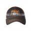 wholesale jean fabric embroidery patch logo worn out trucker mesh cap