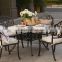Hot sale! SH213 Cast Aluminum outdoor furniture round five piece dining tables