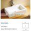 Modern simple design ceramic rectangular art basin