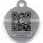 Metal QR Code Dog Tag with two-dimension Code