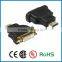 360 Angle HDMI 19Pin Female to DVI 24+1 Pin Male adapter