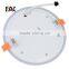 2016 china smd recessed flat 10w color temperature adjustable led panel light
