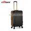 guangzhou Sun Hope Fashion black Aluminum Trolley luggage case With GPS function