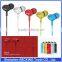 REMAX 3.5mm Metal Micro Moving Coil Unit In Ear Stereo Music headset microphone For IPhone 6S Samsung stereo headset