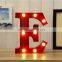 Decorative plastic and wood letters led sign