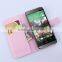 2015 Wholesale  stand wallet leather case for htc one M9