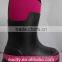 ladies fashion waterproof neoprene rubber rain boots