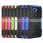 Muti-color combo hyun pattern TPU PC with kickstand case for Google nexus 6