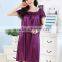 Summer is Pure and Fresh and Transparent Silk Condole Belt Nightgown