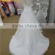 Romantic design high collar with laciness beaded belt wedding dresses imported from china