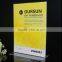 A4 clear acrylic sign display ,acrylic card sign stand