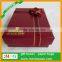Noble Jewelery Red Fancy Paper Boxes Customized Earring Ring Pendant White Velvety Foam Box