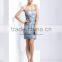 Fashion off-shoulder knee length teen evening dress suppliers