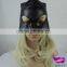 Leather hat veiled hat masked hat cosplay performance props
