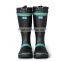 Black and Green Color Top tied Fashion Mining Rubber Boots Anti-Smashing Rubber Boots Anti-Puncture Rubber Boots