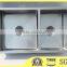 stainless steel freestanding kitchen sink hammered for double bowls