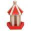 New design high quality natural handmade outdoor decoration wooden bird house