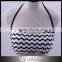 Wholesale American Chevron Spandex Bandeau Bikini