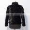 2015 new arrival mink tail fur jacket for women